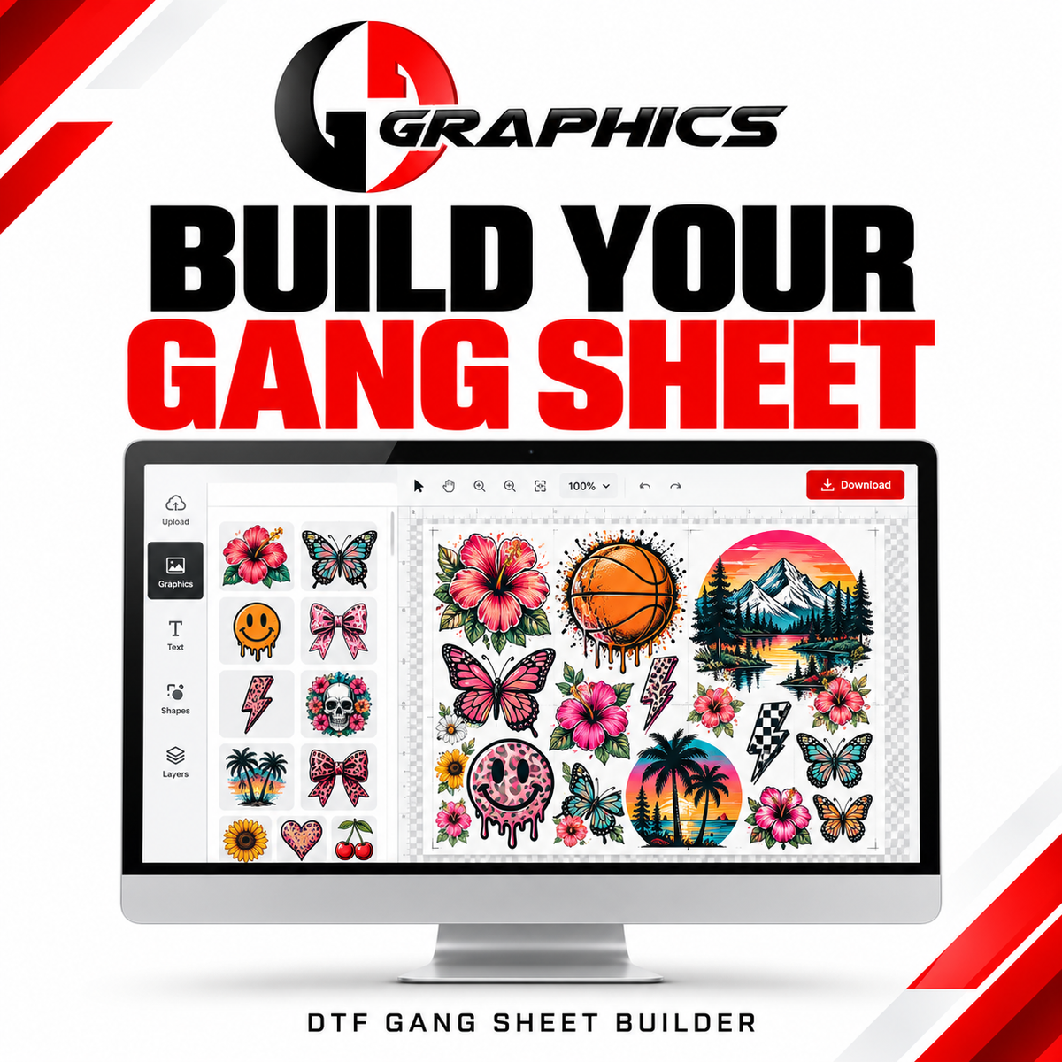 DTF Gang Sheet Builder